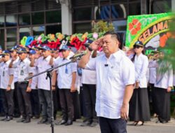Pimpin Apel Perdana, Hamzah Ahmad Minta Semua Pegawai Jaga Kebersihan dan  Kedisiplinan Kerja