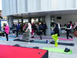 Melinda Aksa Pimpin Kegiatan Healthy Pound Fit Fun Bersama Tiga Organisasi Perempuan Kota Makassar