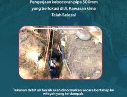 Pipa Bocor di Kawasan KIMA Telah Diperbaiki, PDAM Normalisasi Tekanan Air Secara Bertahap