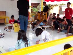 Begini Keceriaan Anak-anak Blok AC Kebersamaan Ikuti Lomba Mewarnai di Perayaan 17 Agustus