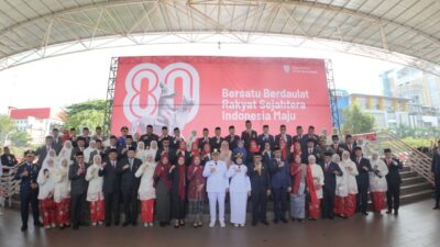 Dipimpin Wali Kota Munafri, Upacara HUT ke-80 RI Makassar Berlangsung Khidmat di Lapangan Karebosi