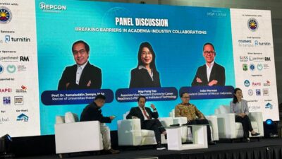 Rektor Unhas Paparkan Strategi Kolaborasi Akademisi–Industri di HEPCON Indonesia 2025