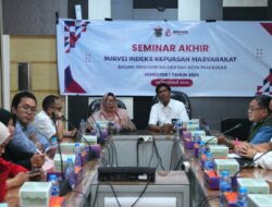 Kolaborasi Bapenda Makassar dan Unhas Gelar Seminar Akhir Survei Indeks Kepuasan Masyarakat