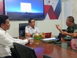 Penuh Keakraban, Camat Mariso Terima Kunjungan Danramil Mariso