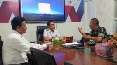 Penuh Keakraban, Camat Mariso Terima Kunjungan Danramil Mariso