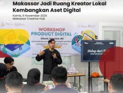 Perkuat Kapasitas Kreator Muda, Dispar Makassar Gelar Workshop Product Digital di Gedung MCH