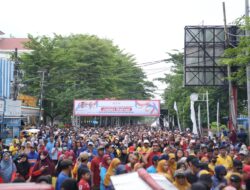 31 Ribu Warga Tumpah Ruah di Losari, Semarak Jalan Santai Warnai HUT Kota Makassar ke 418 dan Hut Korpri