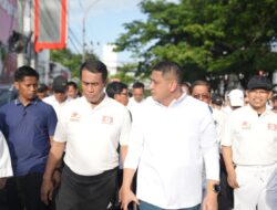 Munafri Dampingi Mentan RI Andi Amran Sulaiman, Tinjau Pasar Murah & Kesehatan Gratis di Rangkaian Mukernas serta HUT KKSS