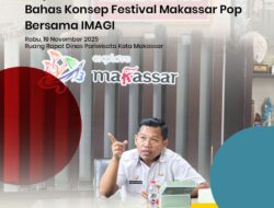 Dispar Kota Makassar Terima Audensi IMAGI, Bahas Pelaksanaan Makassar Pop
