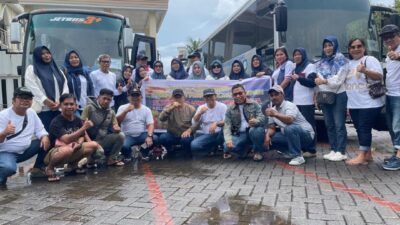 Dipimpin Lurah Andi Suriyanti, Pjs RT/RW Kelurahan Berua Gelar Family Gathering dan Studi Tiru di Malino