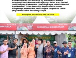 Festival Daur Bumi 2025, Wali Kota Makassar Kunjungi Booth Kecamatan Biringkanaya