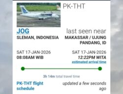 Ini Daftar Manifest Penumpang Pesawat ATR 400 Rute Yogyakarta-Makassar yang Hilang Kontak Sekitar Wilayah Maros