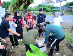 Dihadiri Camat dan Plt Dirut PDAM, DPK KNPI Biringkanaya Gelar Aksi Penanaman Pohon hingga Pembuatan TEBA di Kelurahan Pai