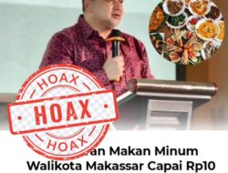 Pemkot Makassar Tegas: Isu Anggaran Rp10 Miliar untuk Makan Minum Wali Kota adalah “Hoaks”