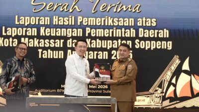 Di Bawah Kepemimpinan Appi-Aliyah, Makassar Pertahankan Opini WTP atas LKPD 2025