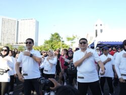 Munafri Lepas Peserta Jalan Sehat dan Meriahkan Car Free Day HUT Bhayangkara ke-80 di Makassar