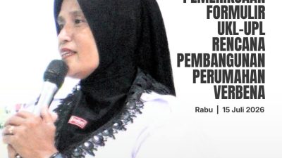 Sekcam Tamalanrea Hadiri Pemeriksaan UKL-UPL untuk rencana pembangunan Perumahan Verbena oleh PT Indah Mekar Bersama