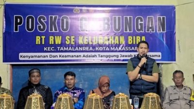 Sekcam Tamalanrea Hadiri Posko Gabungan di Kelurahan Bira, Bahas Pemilahan Sampah