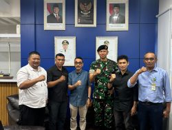 PLT Dirut PDAM Makassar Andi Syahrum Terima Audiensi Danyonkav-10, Bahas Peningkatan Layanan Air Bersih Asrama