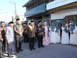 Camat Tamalanrea Dampingi Wali Kota Munafri Sambut Menag RI di Pencangan Gerbang Moderasi Indonesia Pertama
