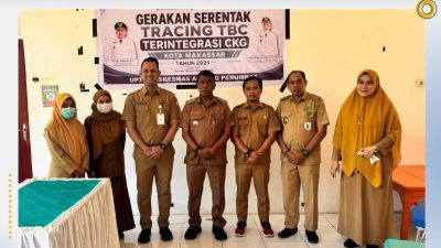 Camat dan Sekcam Manggala Kompak Hadiri  Gerakan Tracing TBC di Puskesmas Antang