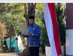 Sekcam Manggala Pimpin Upacara Peringatan Hut RI 17 Agustus