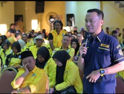 Di Hadapan IAS, Musjaya Ketua AMPI Makassar Sampaikan Capaian Golkar Makassar di Bawah Kepemimpinan Appi