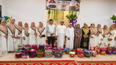 Berlangsung Penuh Khidmat, Maulid Nabi Muhamad SAW Digelar di Masjid Babul Jannah