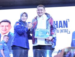 Appi Resmi Ber-KTA Demokrat, Fatma Optimistis Kursi Legislatif Bertambah