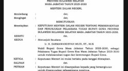 Husniah Bukan Lagi Bupati Gowa, Darmawangsyah Resmi Jadi Pengganti